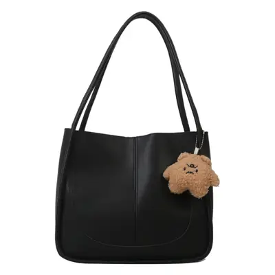 Black Korean Style Shoulder Bag for Women 2025