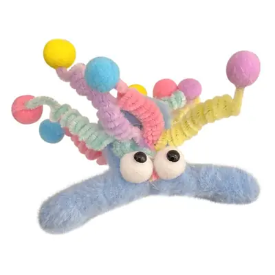 Plush Rainbow Shark Clip 9.5cm for Kids