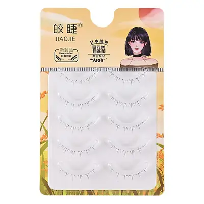 Small Flame Under Eyelash Mother Raw Cartoon Cos Transparent Stem Can Be Segmented Natural Whole Bride Makeup Fairy Under Eyelash