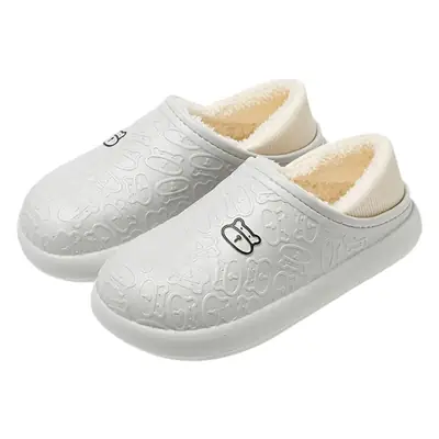 Women Cotton Slip-On Warm Winter Shoes White