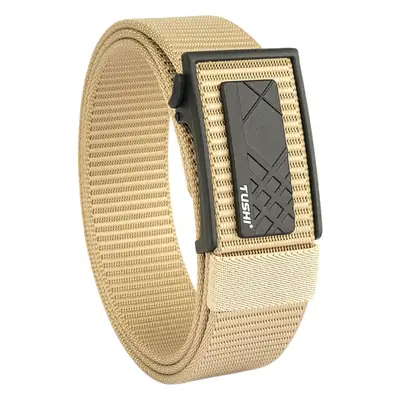 Men's Navy Blue Toothless Automatic Buckle Belt 3.8cm