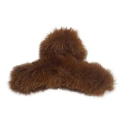 Autumn Winter Plush Hair Grab Clips Extra Large