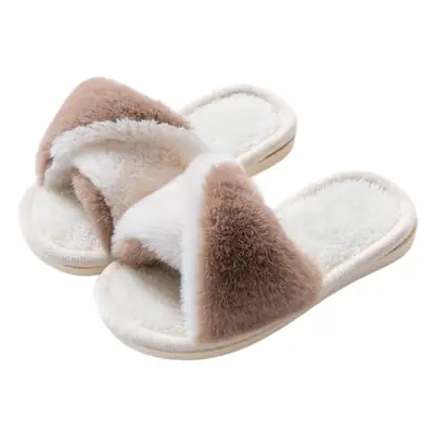 2023 cotton slippers children's women's winter foot excrement feeling floor Mao Mao slippers home home anti-slip manufacturers wholesale