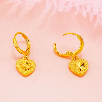 Free Picking European & American Cross Border Gold Earrings for Women