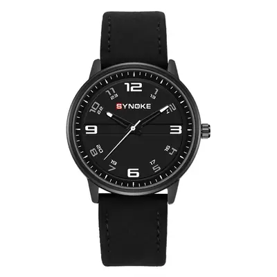 Retro Men's Quartz Watch Olive Belt 120mm