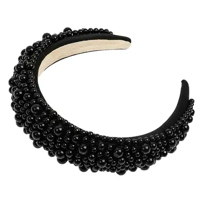 Pink Pearl Skull Top Hairpin with Wide Edge Design