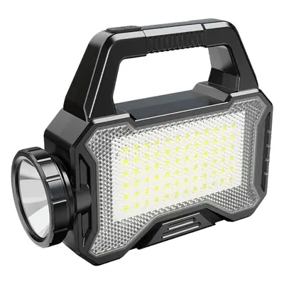 USB Rechargeable Cross-border Solar Flashlight with Side Beam