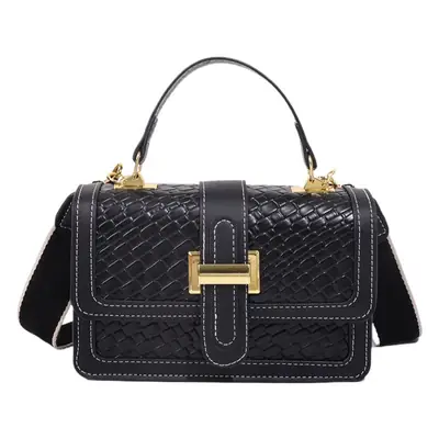Women Textured Woven Shoulder Bags 2023 Autumn Winter