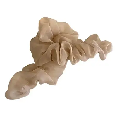 Korean Style Pleated Mesh Hair Clip Large Shark