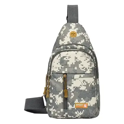 Men's Digital Print Messenger Bag High Capacity Sports Casual