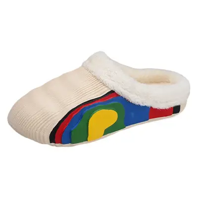 Cotton Slippers Men's Winter Couple's Feeling fleece-lined Warm Waterproof Trendy Lazy Shoes Parent-Child Mao Mao Slippers