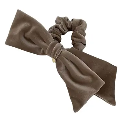 Retro French Velvet Bow Hair Rope Sweet All-Match Large Ring