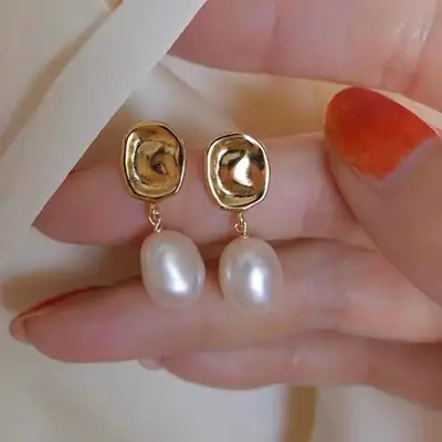 925 Silver Pearl Earrings for Women
