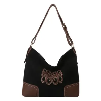 Retro Brown Shoulder Tote Bag for Women 2023