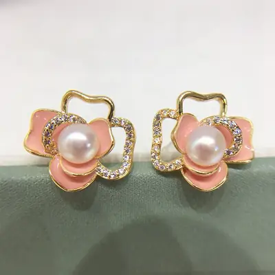 18K Gold-Filled Peacock Earrings for Women
