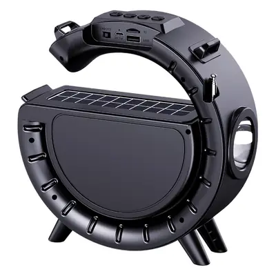 Cross-border Bluetooth Speaker with Solar & Flashlight Design