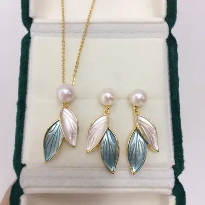 5A Graded Pearl Earrings Set Live Broadcast