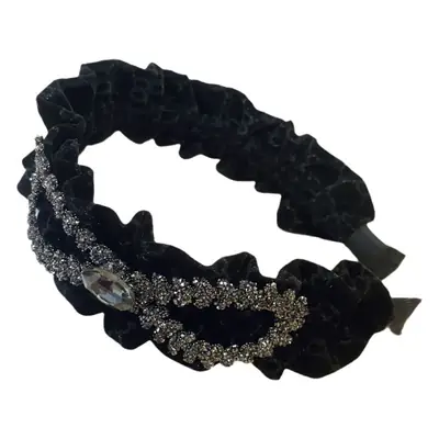 Autumn Winter Headband Red Black Korean Style