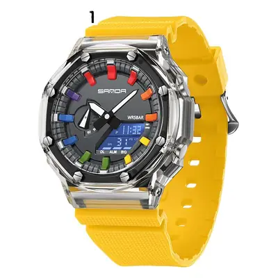 Sanda Cross-Border Electronic Watch Youth Luminous Sports Watch