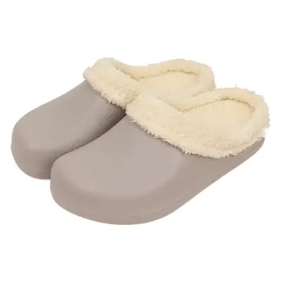 Women's Cotton Warm Plush Slippers Cream