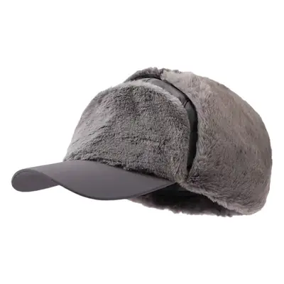 Winter Plush Cap with Earmuffs Black