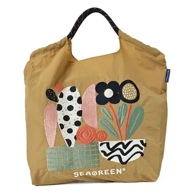 Japanese Style Embroidered Ball Chain Bag