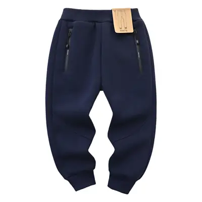 Children's Grey Fleece Winter Pants Middle Size