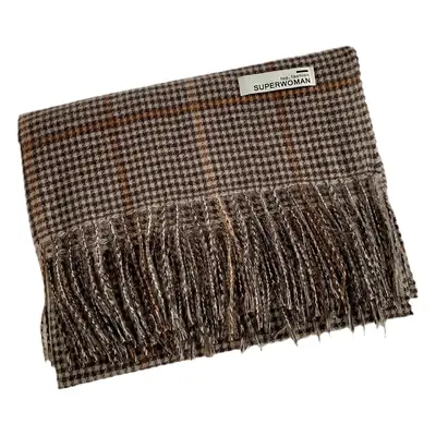 Japanese Houndstooth Scarf Women's New Maillard Style