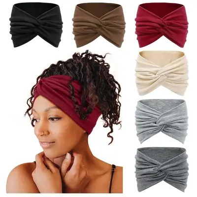 Green Twist Yoga Hair Band for Women