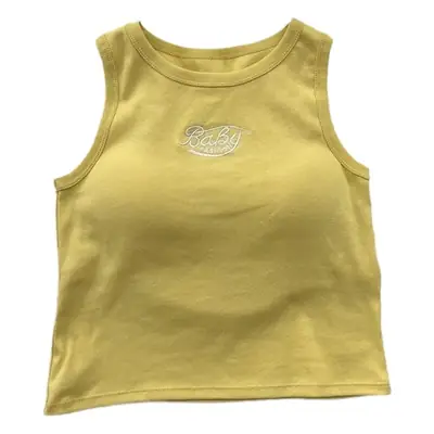 Hot Girl Korean style cotton embroidered letter beauty back vest one-piece chest pad wrapped chest anti-exposure short top for women