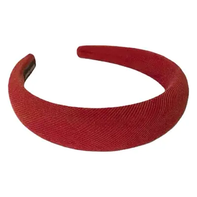 Red Anti-Slip Wide Brim Headband for Women