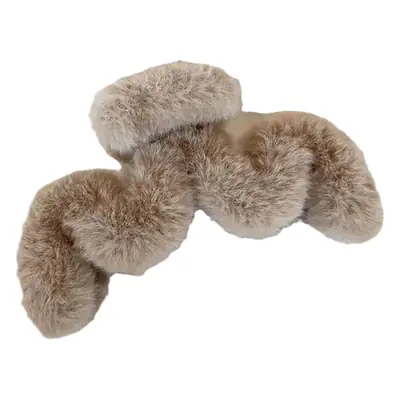 Furry Pom Pom Hair Clip Women Large Volume