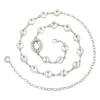 Women's Rhinestone Waist Chain Adjustable Belt Hook