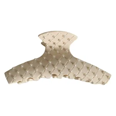 Milky White Pearl Clip for Women French Style Hairpin