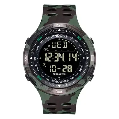 Camouflage Digital Watch for Men Women Waterproof Outdoor Sports