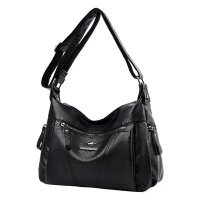 Purple Leather Shoulder Bag for Women 2023