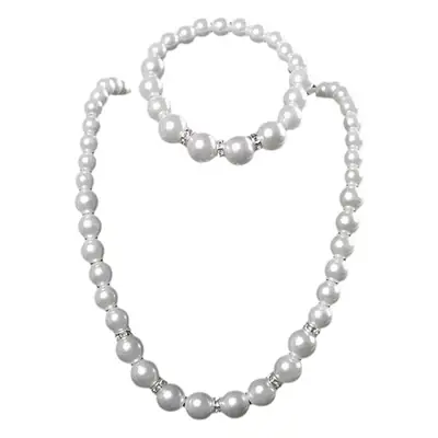 ABS Pearl Jewelry Set for Women Wedding Photo Accessories