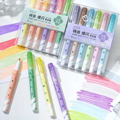 Dopamine Highlighter Pen for Students & Art Projects