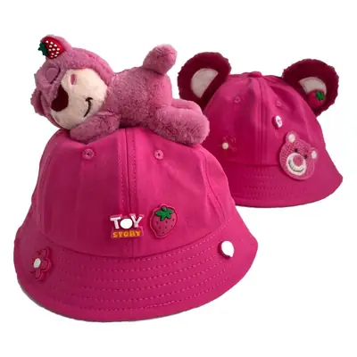Girls Bear Fisherman Hat Sun Hat Autumn Knitted Wool
