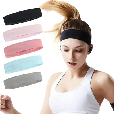 Yoga Hair Band 21.4cm Black Quick-Drying
