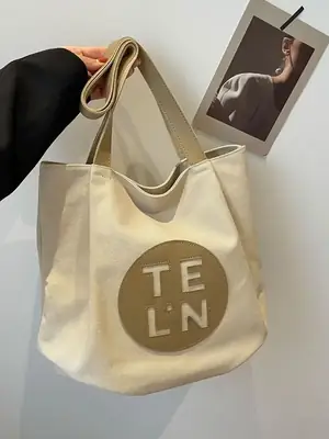 2023 Luxury Black Crossbody Tote Bag with TEWL Logo