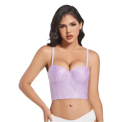 Lacquered Spice Snakeskin Bra-Free Vest Underwear