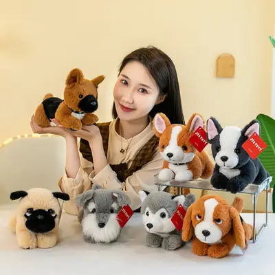 Cute Plush Husky Dog Toy for Kids and Pets
