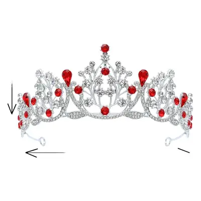 Cross-Country Bridal Crown with Drop Diamonds for Girls