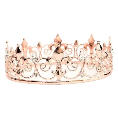 Gold Full Crown Crown for Boys Men Queen Performance