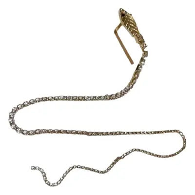 Super Long Tassel Hairpin with Diamond Snake Design