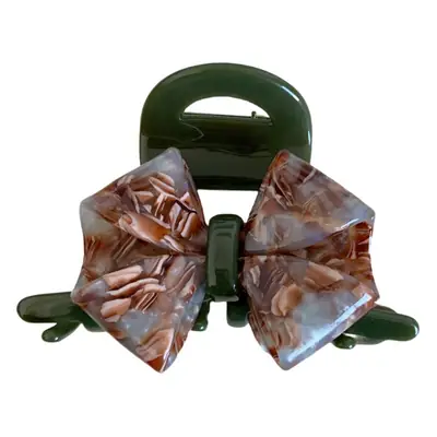 New Acetate Bow Hair Clips for Women Medium Thick