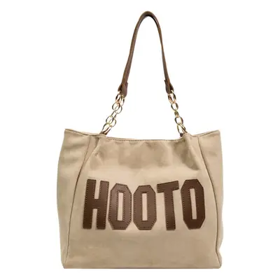Winter Letter Print Shoulder Bag for Women