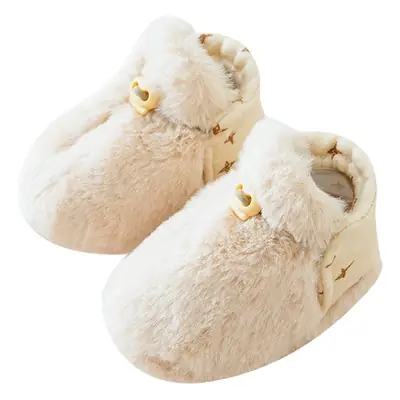 25 Autumn and Winter Baby Shoes, Warm Shoes and Socks, Soft-Soled Toddler Shoes, 0-6 Months Shoes, Velvet Thickeneded Shoes and Socks