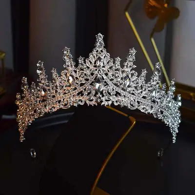 Luxury Rhinestone Bridal Crown for Women